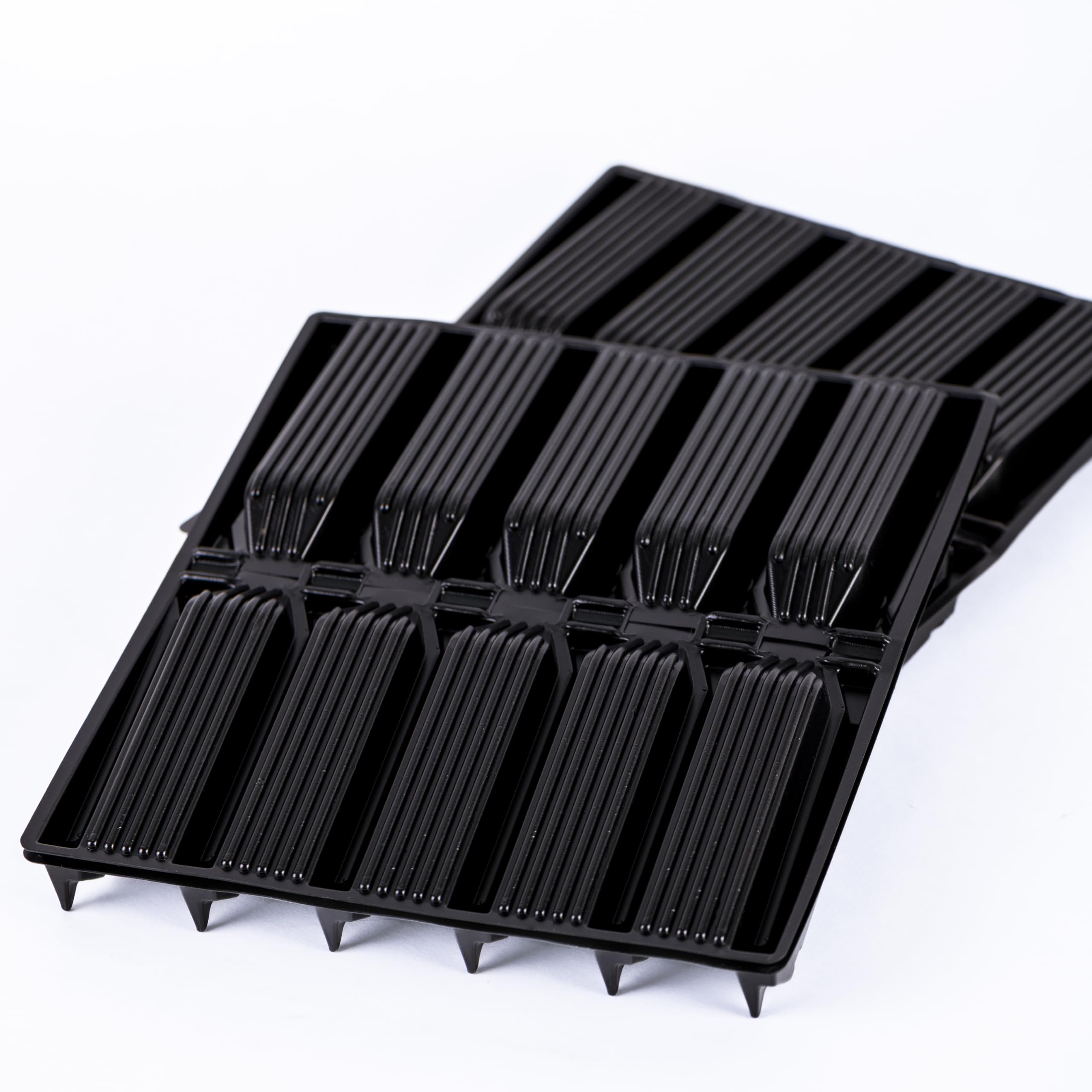 Garden Gear 5 Hole Deep Root Trainer Seed Propagator Tray Reusable Cells x2