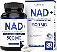 Vista 1 de Suplemento NAD (500 mg de 95% de NAD+ puro por porción), suplemento NMN, soporte de ribósido de nicotinamida NAD
