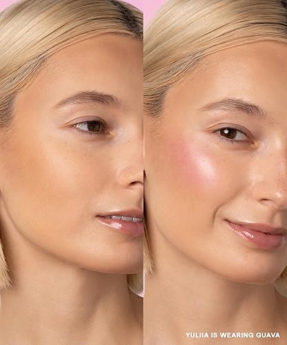 Miniatura 2 de GOOD WEIRD Resaltador Balmy Weather Blush Stick - Multistick vegano para rostro, mejillas y labios  Esmalte Dewy Shimmer Glaze, manteca de karité