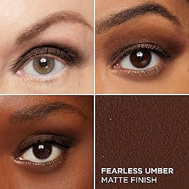 IT Cosmetics Superhero No-Tug Waterproof Eyeshadow Stick, Fearless Umber - Rich Matte Brown - Longwear, Blendable Cream Eyeshadow with Built-In Primer - Suitable for Sensitive Eyes - 0.05 oz