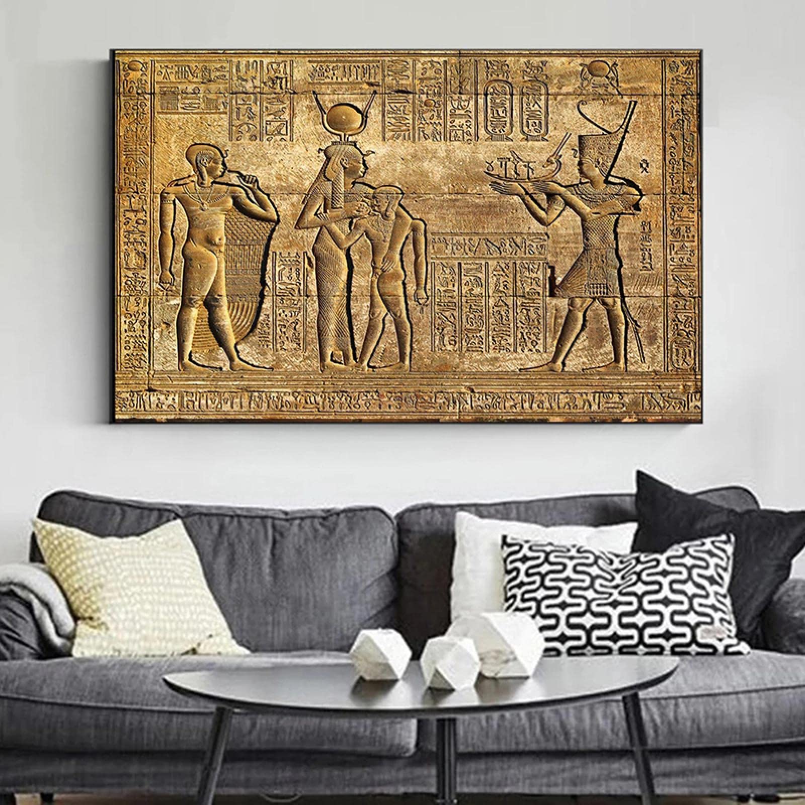 Runa Art Table Decoration murale Caraibi - 60 x 40 cm XXL Stampa su Tela Salotto Appartamento - pronta per essere appesa - 003315a
