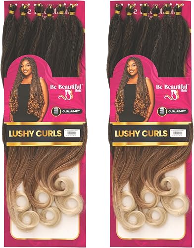 BE BEAUTIFUL LUSHY CURLS LONG X 2 PACKS (#1/30/613)
