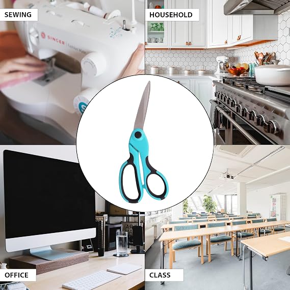 SINGER 8-1/2-Inch ProSeries Heavy Duty Bent Sewing Scissors