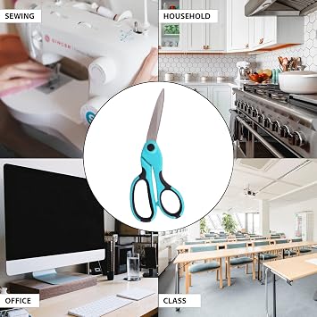 SINGER 8-1/2-Inch ProSeries Heavy Duty Bent Sewing Scissors