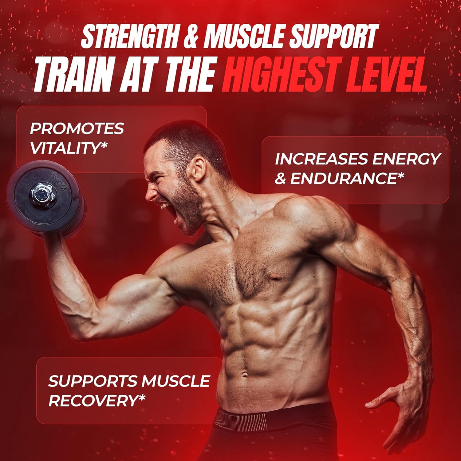 Creatine HCL Gummy - World's First 4000MG Creatine HCL Gummies 90 Count (90 Count)