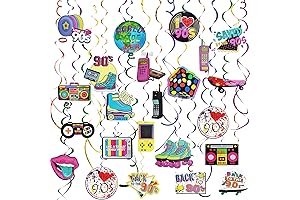 Vibrant and Nostalgic 90s Theme Party Decorations Create Unforgettable Memories