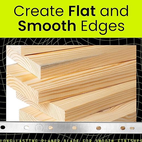 Miniatura 5 de Smithology SMTPBM01-3 - Cuchillas cepilladoras de 13 pulgadas, cuchillas de repuesto para cepilladora DEWALT DW735 y DW735X, hechas de acero de alta