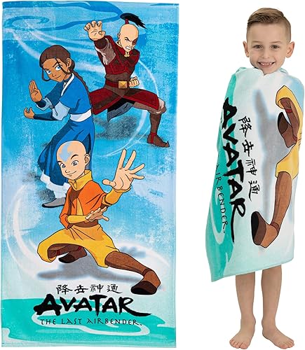 Miniatura 27 de Franco - Toalla para niños de Blue Beetle, de algodón súper suave para baño/piscina/playa, 58 x 28 pulgadas, (Producto oficial con licencia)