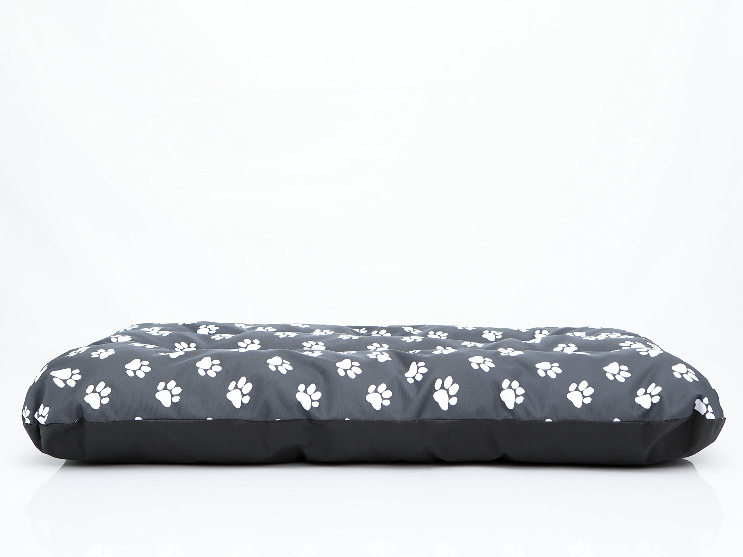 PillowPrim Colchón para perros, sofá para perros, cojín para perros, colchón para perros, cama para mascotas, cama suave, cojín R1-90 x 60 cm, patas de grafito