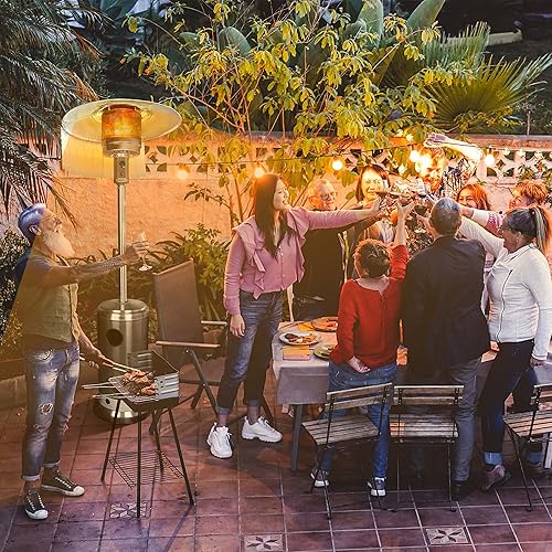 Miniatura 6 de Escudo reflector para calentador de patio, (10 paneles), calentadores de propano para patio, piezas de repuesto, ahorro Enegy, parabrisas, enfoque