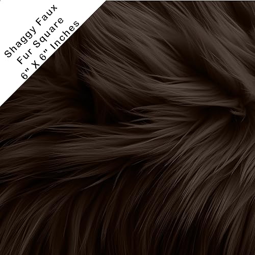 Miniatura 18 de FabricLA Cuadrado de piel sintética lanuda – 30 x 30 pulgadas precortado – Utiliza tela de piel sintética para bricolaje, decoración de piel