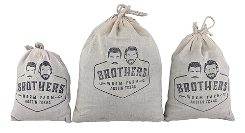 BROTHERS WORM FARM - Mezcla de gusanos de compostaje rojo vivo de 1 libra (1000). Gusanos para compostar y crear fundiciones de gusanos en casa.