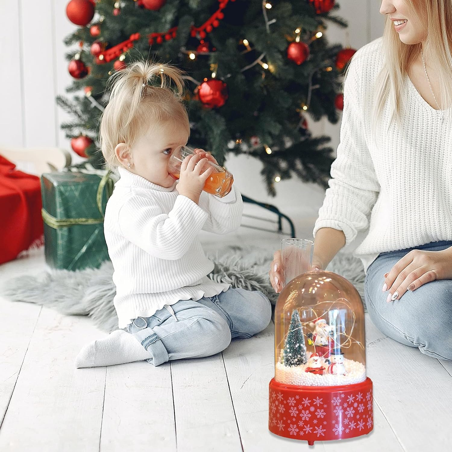 Christmas Led Light 8 Music Glowing Tree Ornament Decor Supplies For Children Boys Girls Birthday Supplies