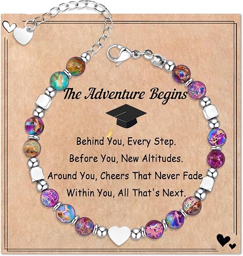 Wisedawn Graduation Gifts for Girls Her Women Kids Friends, Best Graduation Brac