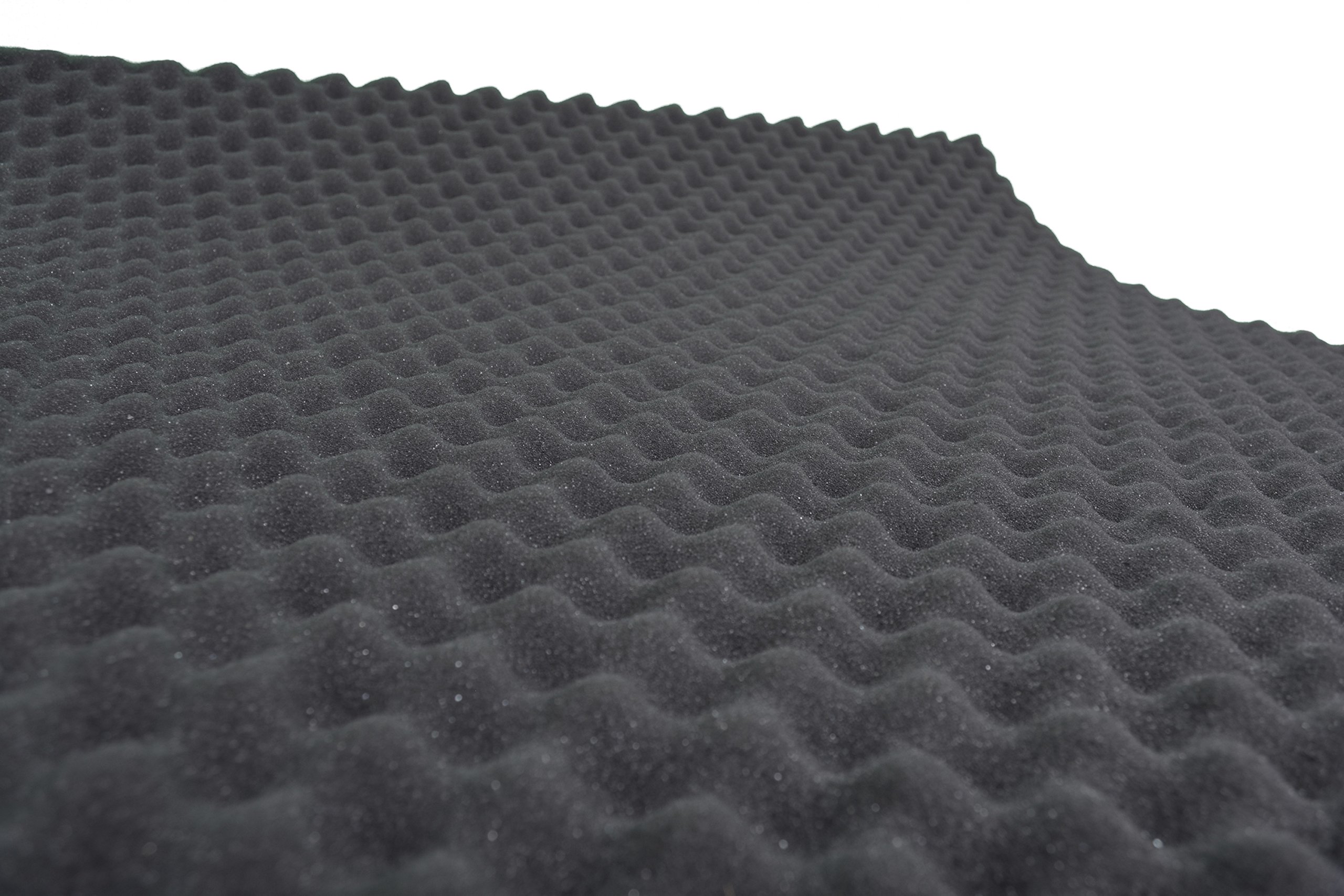 Pannello Fonoassorbente Bugnato 100x100x3 Cm - Grigio Antracite Per Studio Registrazione