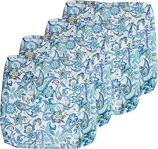 Sponsored Ad - Ehousehome Patio Chair Seat Cushion Covers,Washable UV Resistant Slip Covers Replacement,Waterproof Outdoor...