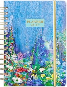 2026-2027 Planner - Weekly and Monthly Academic Planner 2026-2027, JUL. 2026 - JUN. 2027, 6.4" x 8.5", 26-27 Academic Planners with Monthly Tabs, Sturdy Cover, Premium Paper, Back Pocket, Strong Twin-wire Binding