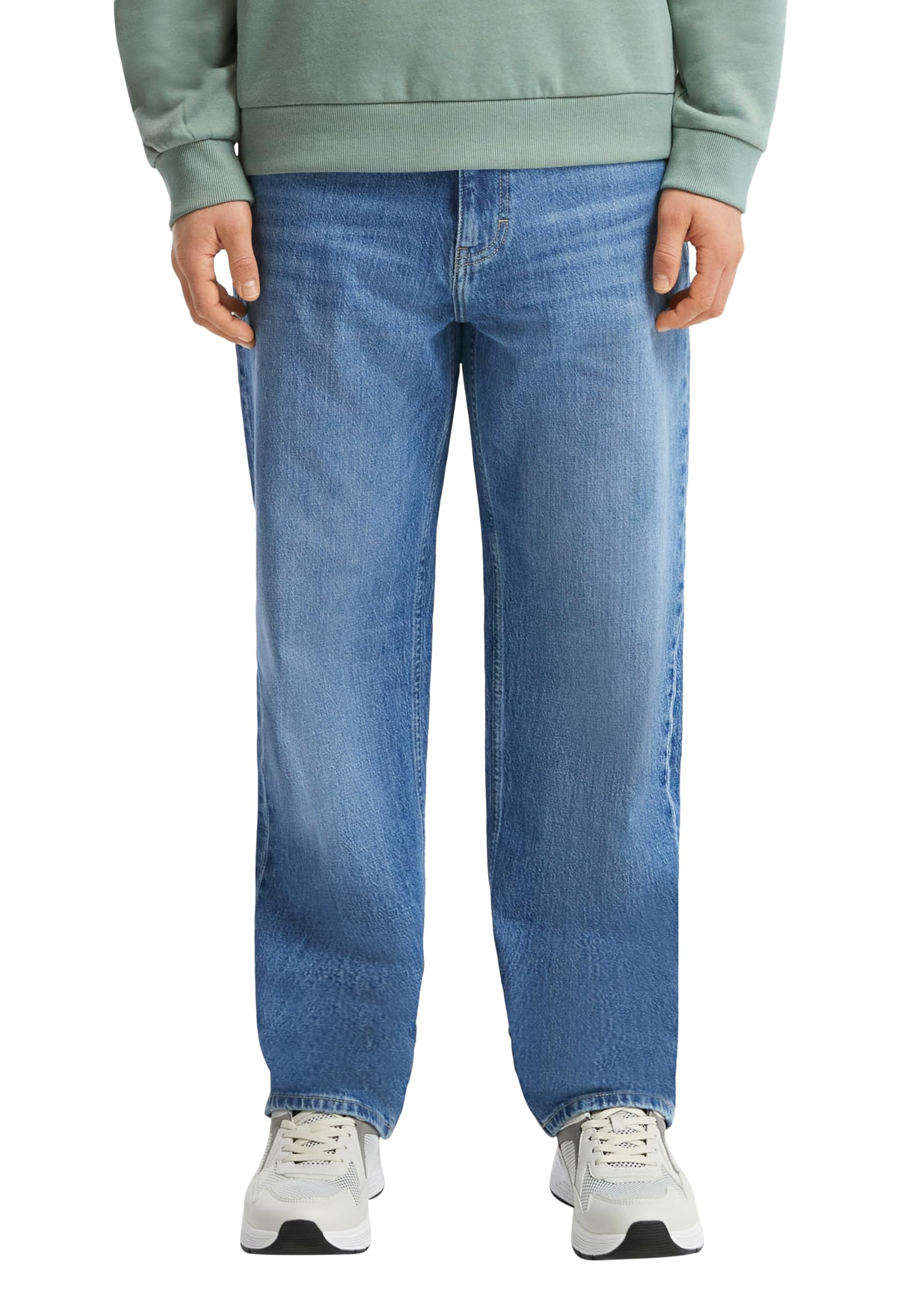 QS Herren Jeans-Hose Jeans Devon/Relaxed Fit/Mid Rise/Tapered Leg