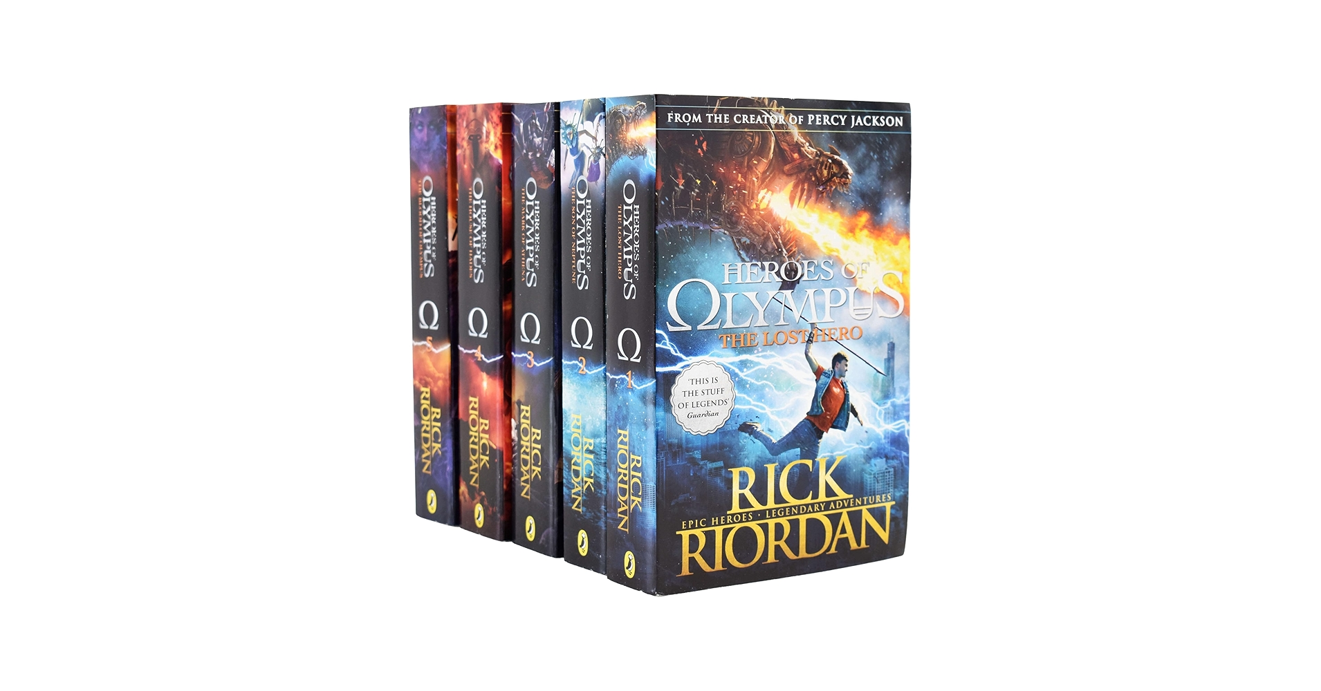 Heroes of Olympus シリーズ リックリオーダン作　洋書5冊 The Heroes of Olympus Collection 5 Books Set Collection by