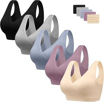 HBselect Womens Nursing Bras Wireless Maternity Bras Breastfeeding Bras