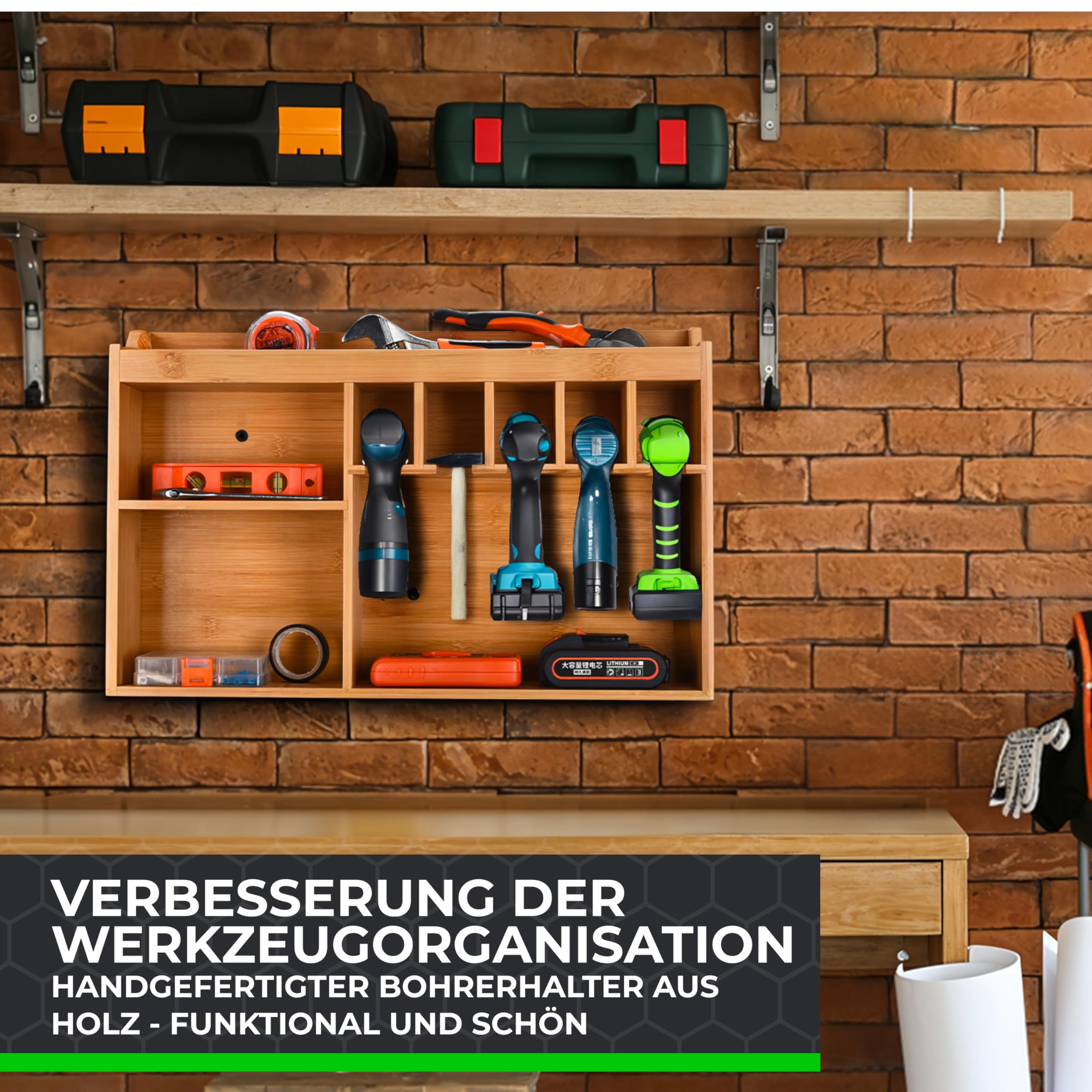 Werkzeugwagen Mit Rädern, 4-stufiges Werkzeugregal Produktbild-Vorschau 6