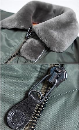 Red Tornado Type B-15D Bomber Jacket Green