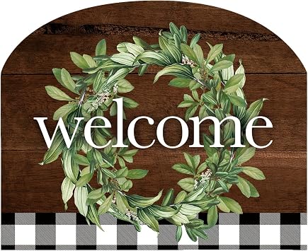 Briarwood Lane Everyday Art Sign 8.25x10.25 Farmhouse Wreath