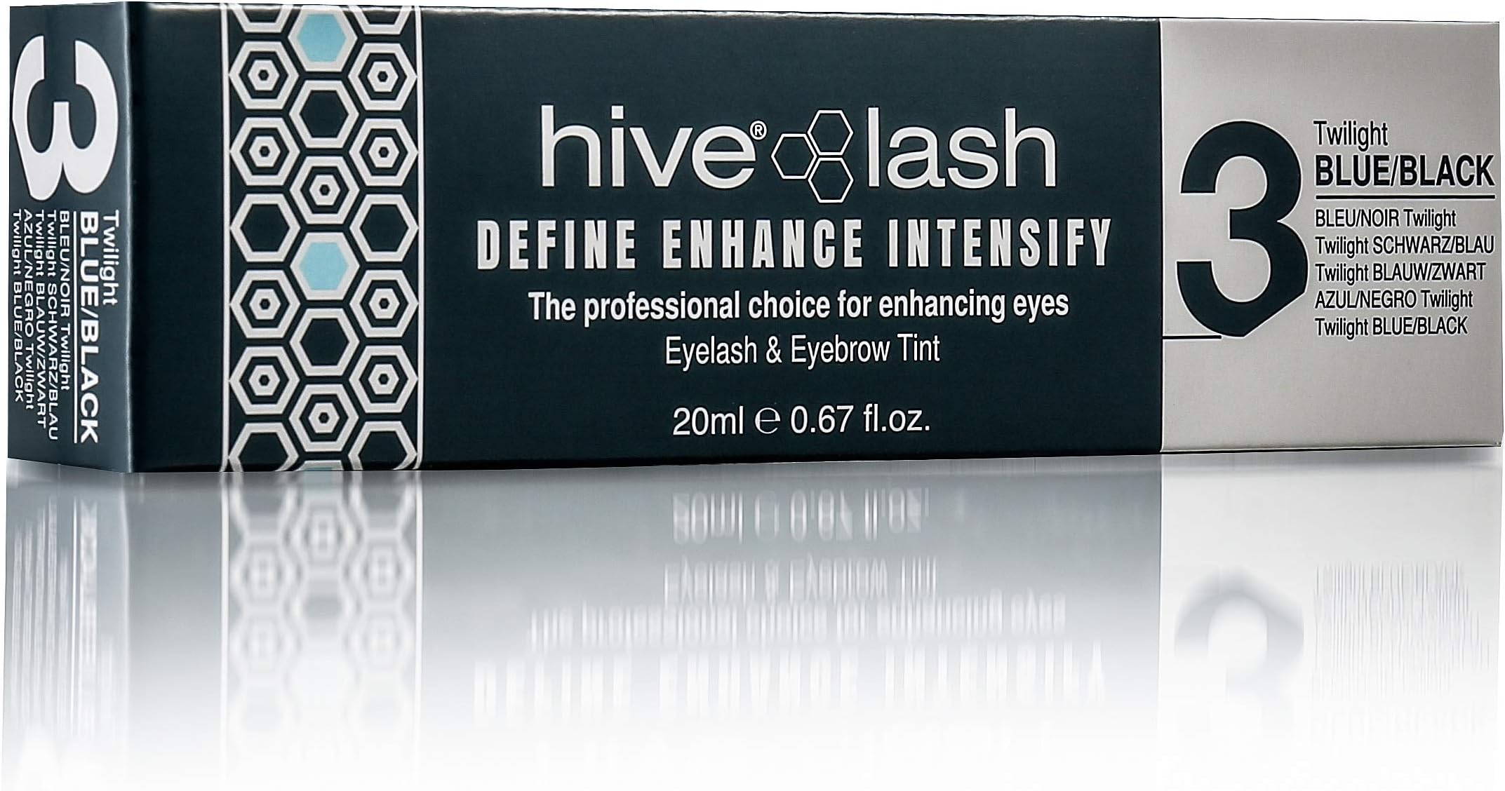 HiveProfessional Eyelash & Eyebrow Tint Starter Lash Tint (Hive Lash Twilight Blue/Black Tint)