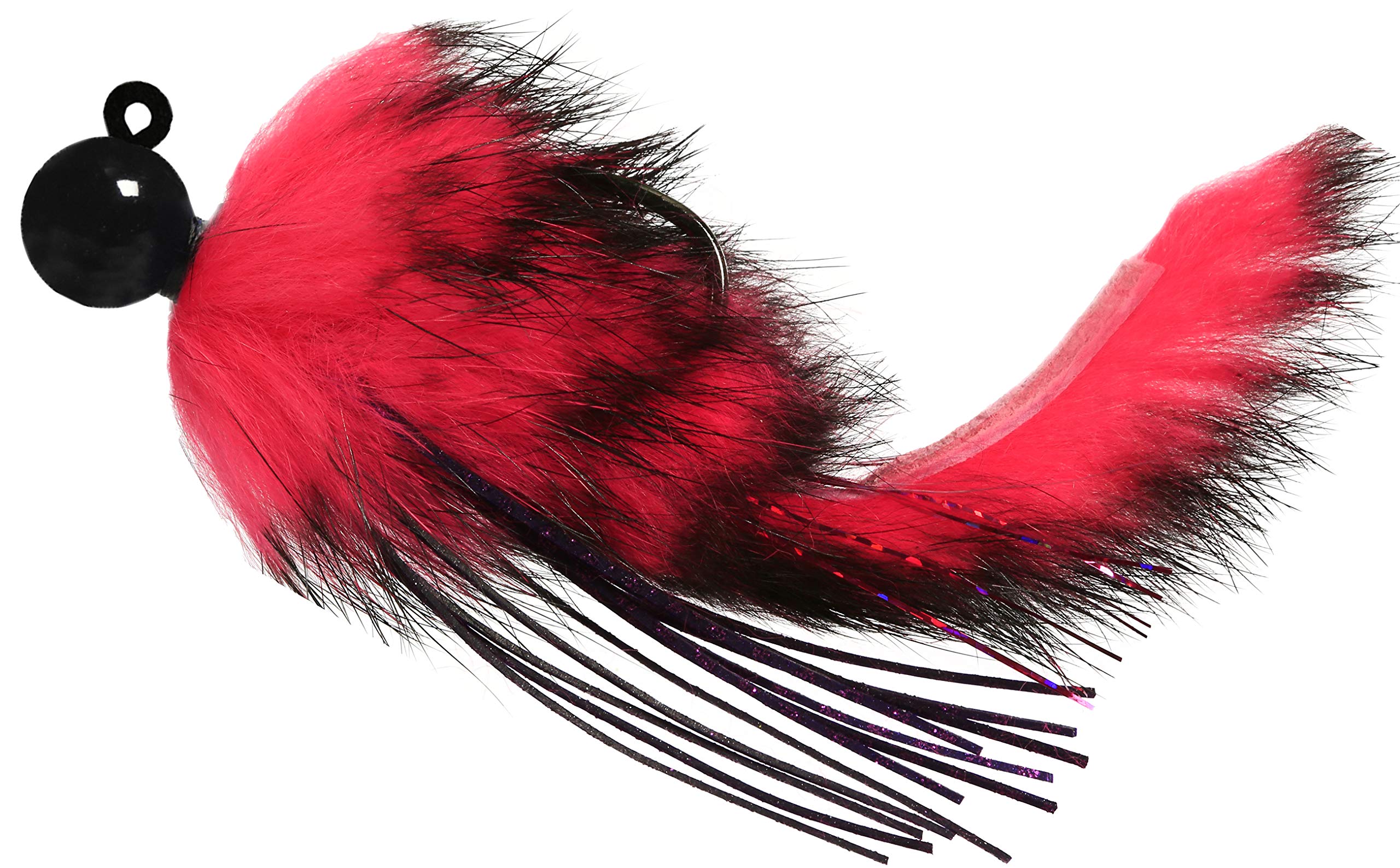 Aerojig Company Twitching Jig - 3/8 Black/Cerise/Black