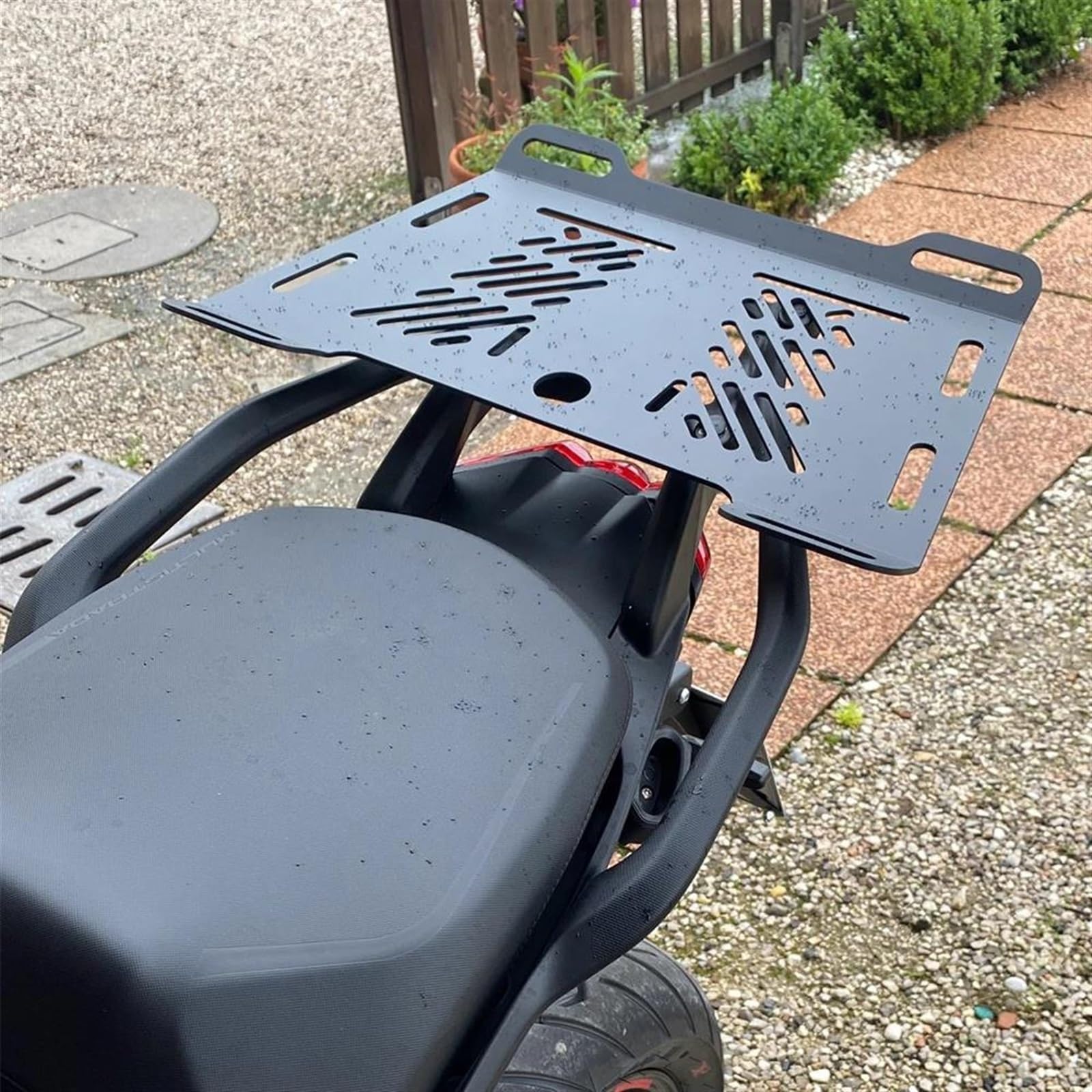 Scaffale portaoggetti Portapacchi Posteriore per Moto Portapacchi Sedile Posteriore Portapacchi Cargo Portapacchi per S&uzuki SV650 SV650S SV650X SV650