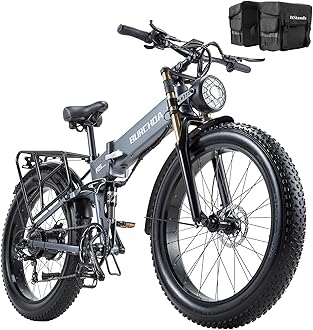 DAMSON Electric Bike for Adults 1500W Peak Motor Mountain Ebike 30MPH 48V 20Ah Removable Battery 70-Mile Range 26" Fat Tire Off-Road Bicycle Full Suspension Dual Hydraulic Brakes 7 Speed