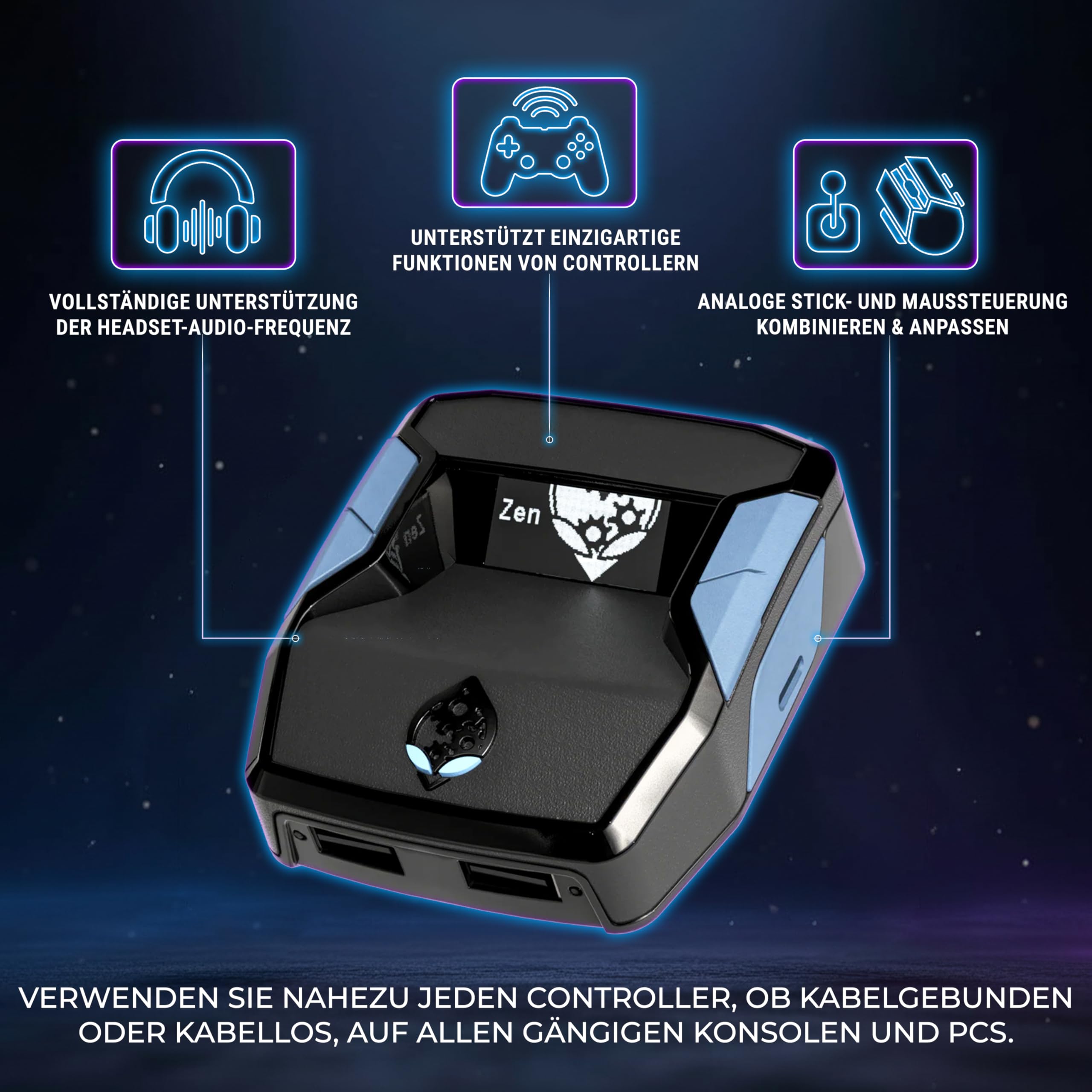 Collective Minds ‘Cronus Zen’ Controller-Adapter für PS4, PS5, Xbox One, Xbox Series X|S, Switch & PC | Cross-Platform Gaming, Mods, Scripts & Tastatur/Maus-Unterstützung