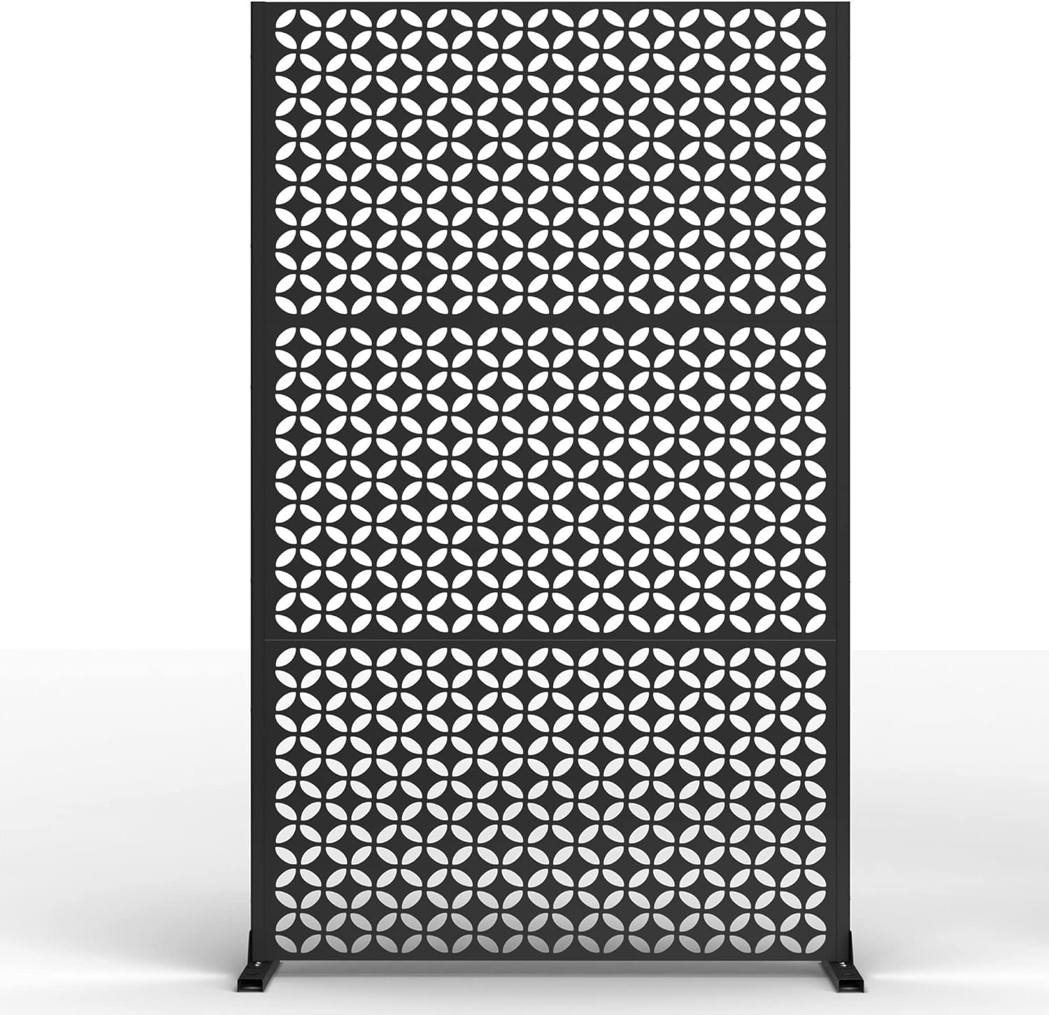 Elevens Outdoor Privacy Screen Metal Freestanding
