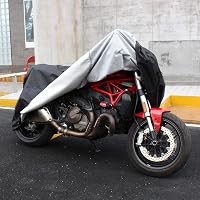 FENRIR 220 cm Motoros Ponyva Vízálló Motorkerékpár Takaró Kültéri Beltéri Használat 6