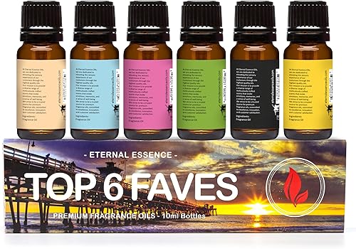 Miniatura 33 de Get Away - Juego de 6 aceites aromáticos de alta calidad, Island Hop, Ocean Breeze, Tropical Passion Fruit, Aspen Winter, vacaciones instantáneas