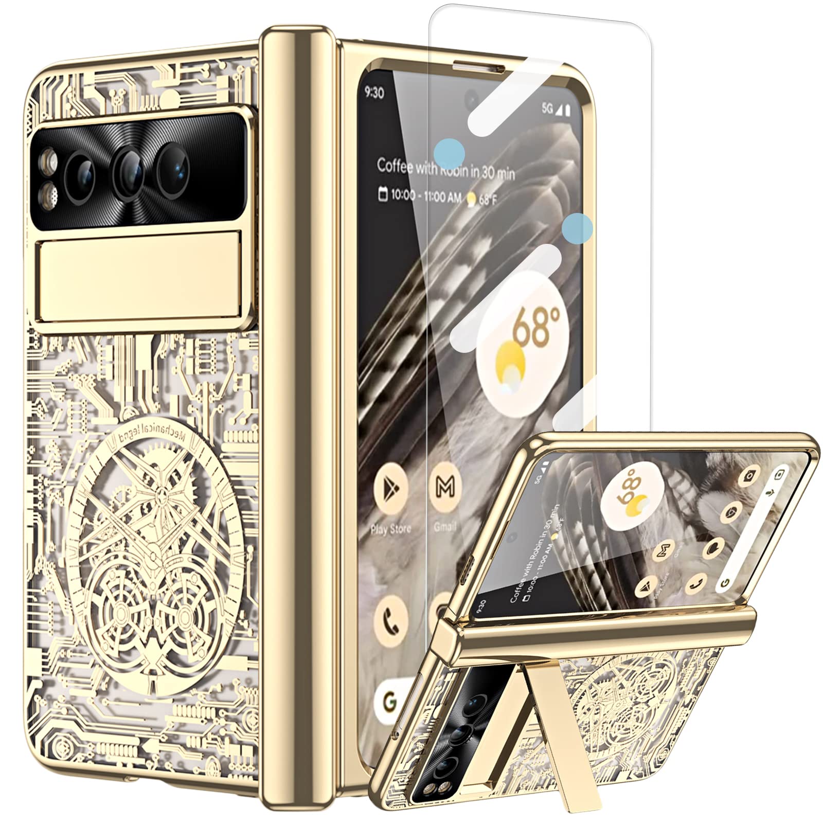 Google Pixel Fold 本体 ケース付き 楽天市場】一部在庫発送 Google Pixel Fold ケース フィルム付き