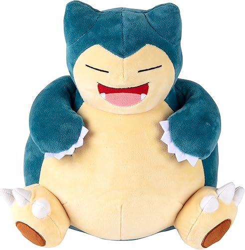 Miniatura 2 de Pokémon - Peluche grande de Snorlax de 12 pulgadas, con licencia oficial, generación uno, juguete de peluche suave y de calidad, añade Snorlax a tu