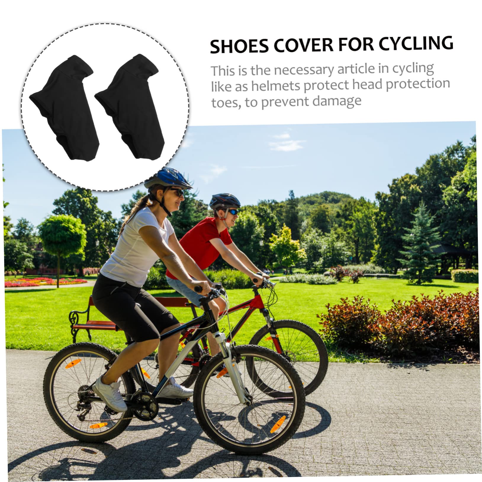 INOOMP 3 Piezas Cubierta del Zapato Chanclos Al Aire Libre Ciclismo Bicicleta Cubrezapatillas Ciclismo Cubierta Botas Lluvia Bike Hombres y Mujeres Juegos Invierno