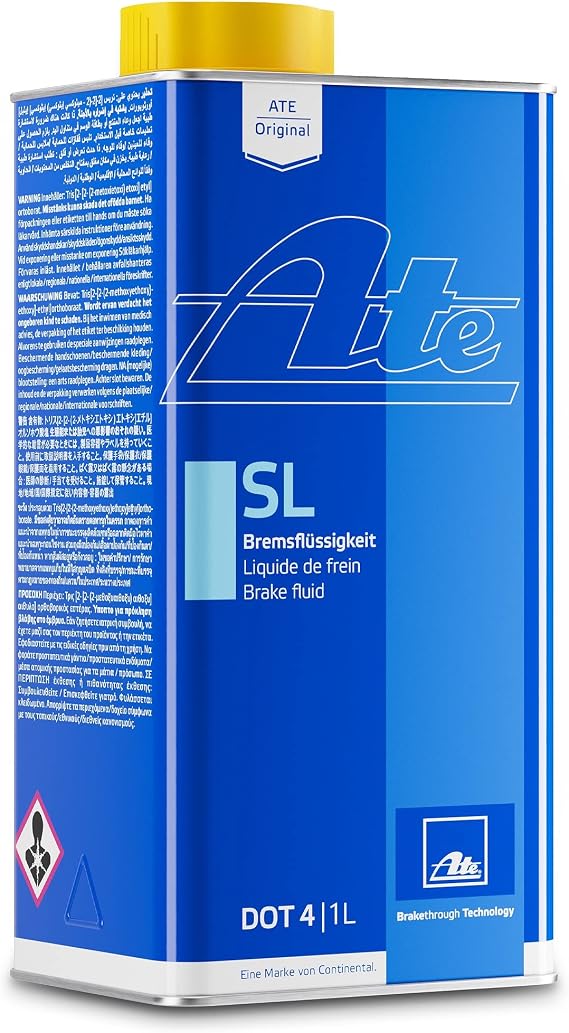 ATE Original SL DOT 4 Brake Fluid, 1 Liter Can (705802)