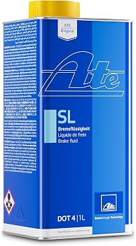 ATE Original SL DOT 4 Brake Fluid, 1 Liter Can (705802)