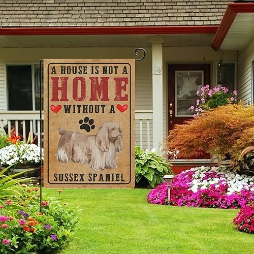 Miniatura 8 de A House Is Not A Home Without A Wire Fox Terrier - Banderas de jardín decorativas de doble cara de 12 x 18 pulgadas para amantes de las mascotas