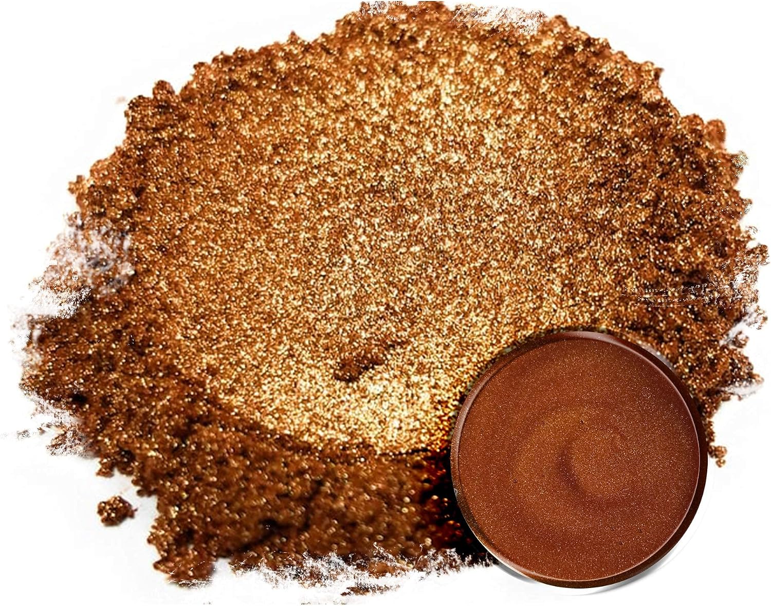 Eye Candy Pigments Premium Bronze Mica Powder - Bronze (50gr) - for Epoxy, Resin, Soap, Paint, Woodworking, Acrylic Pouring, Bath Bombs, Fishing Lures - DIY Arts and Crafts Additive
