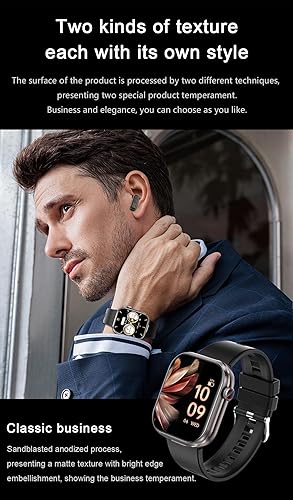 Miniatura 7 de Reloj inteligente con auriculares, pantalla HD de 2.02 pulgadas, relojes inteligentes 2 en 1 para mujer, reloj de seguimiento de fitness impermeable