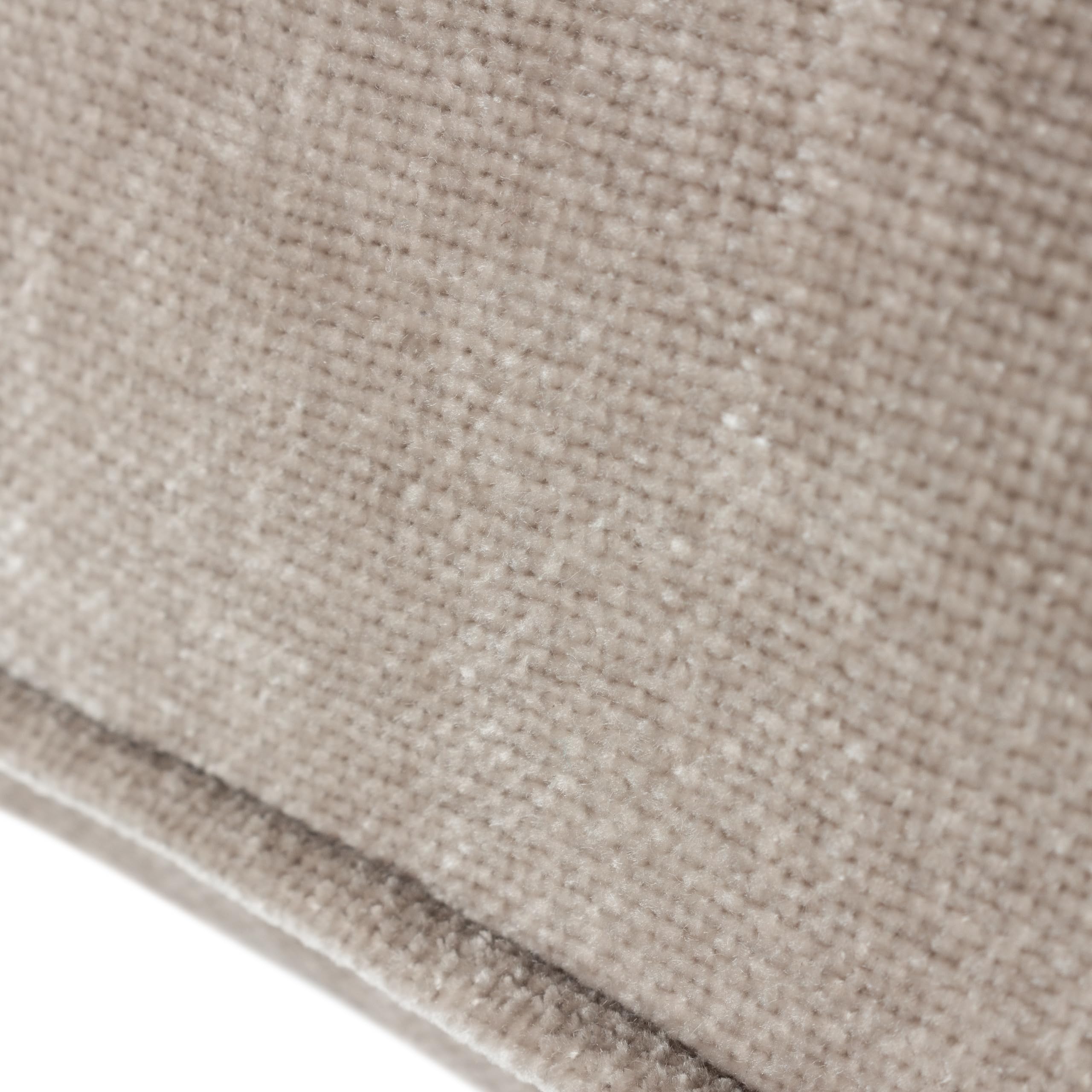 Furn Yard Heavy Chenille Cushion Cover - Luxury Soft Velvet Piped Decorative Case (Greige - 50x50cm), 50 x 50 cm (Pack of 1) - Image 3