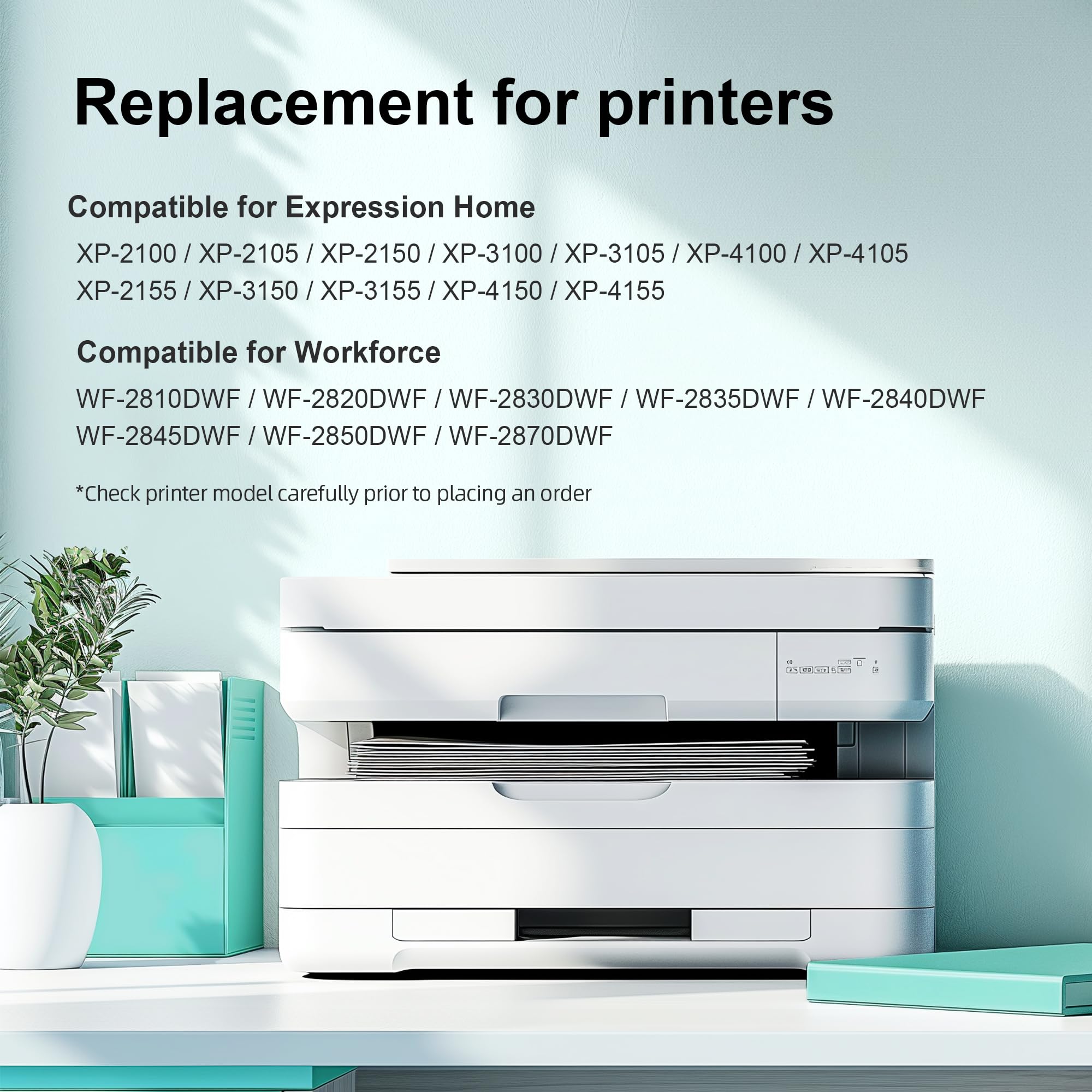LOFBLAT 603XL Cartucce d'inchiostro per Epson 603 XL Multipack per Expression Home XP-2100 XP-2105 XP-3100 XP-2150 XP-4100 XP-2100 Workforce WF-2810 WF-2830 WF-2850 (Nero Ciano Magenta Giallo, 8-Pack)