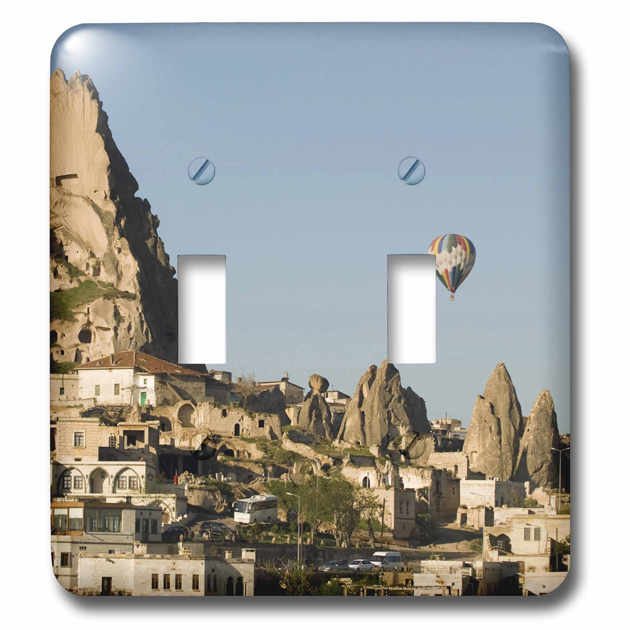 Double interrupteur à bascule Cappadoce montgolfière Uchisar 3dRose lsp_72632_2