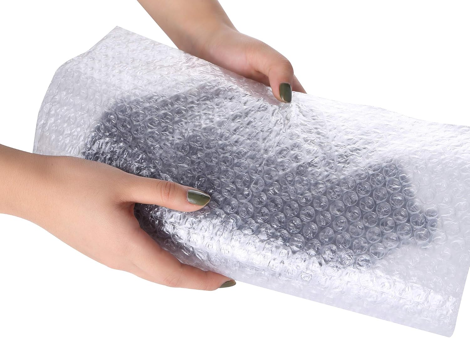 2-Pack Bubble Cushioning Wrap Rolls, 3/16" x 12" x 60' ft Total, Perforated Every 12" for Packaging, Shipping, Mailing