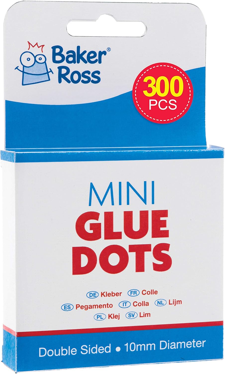 1000 Pcs Points de Colle Ballon,Colle Ballon Double Face
