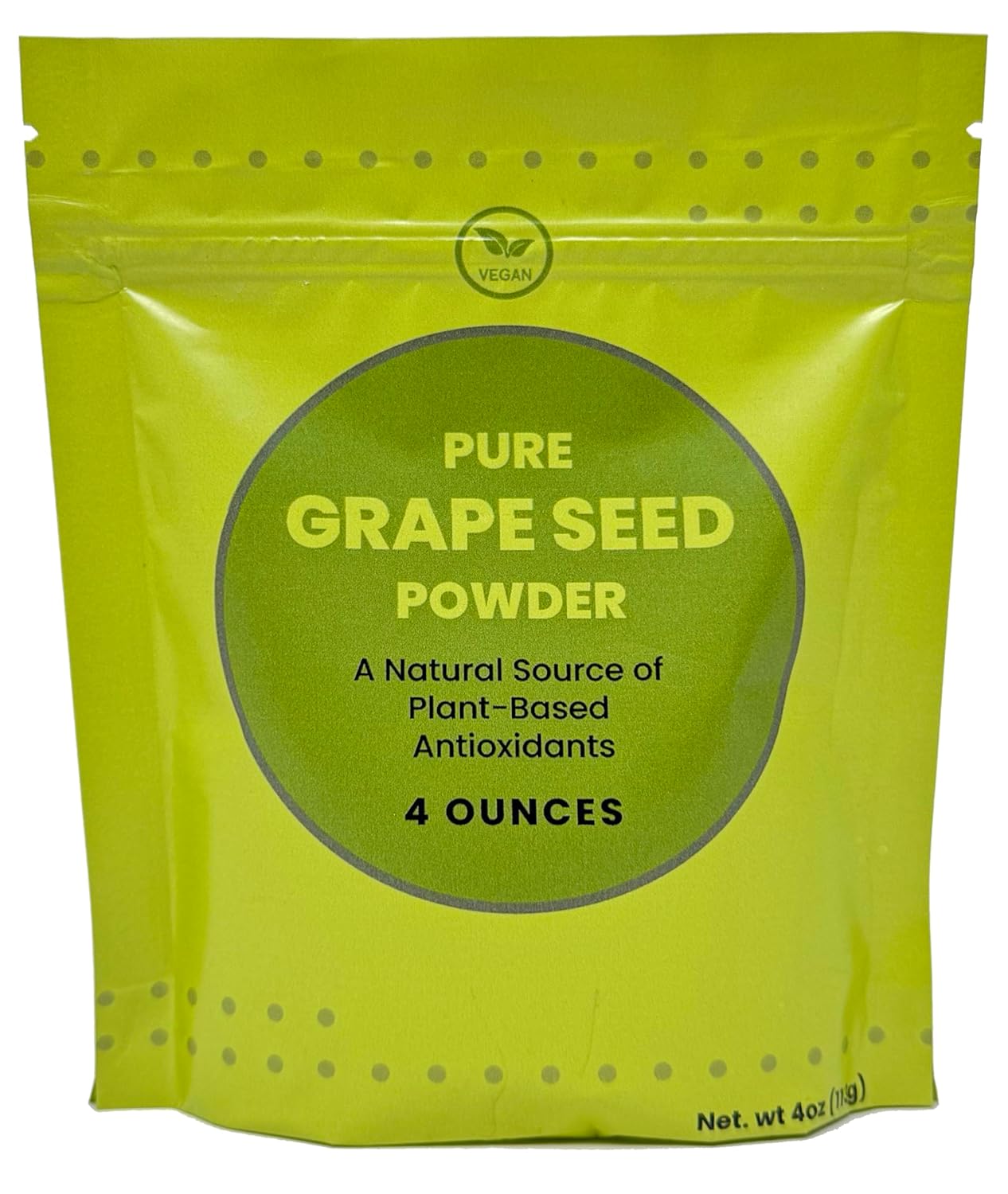 crait Grape Seed Powder for Smoothies, Juices, Baking, Polyphenol Powder, Great Source of Fiber 4 Ounce