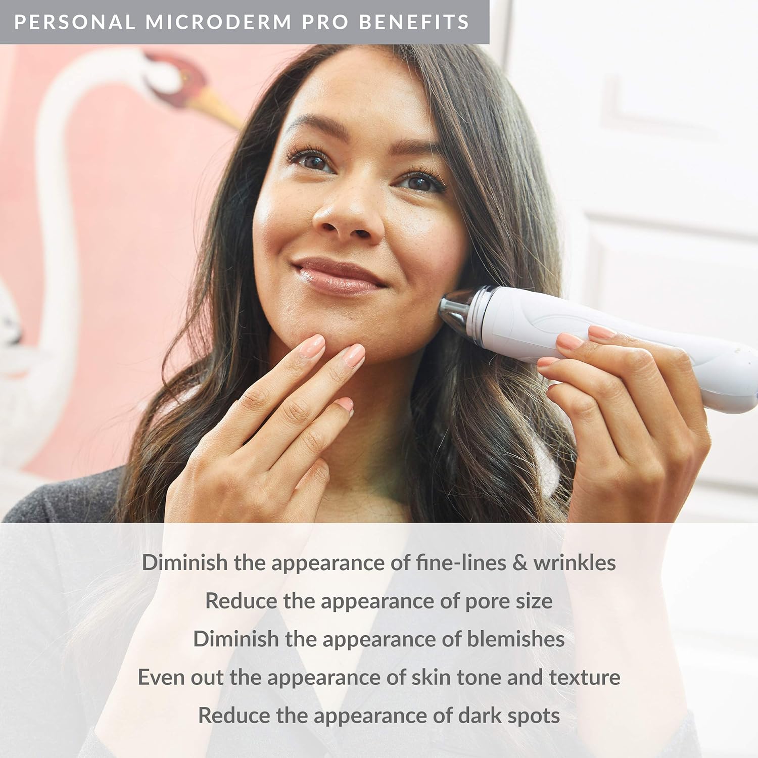 PMD Personal Microderm Pro - At-Home Microdermabrasion Machine with Kit for Face & Body - Exfoliating Crystals and Vacuum Suction for Fresh and Radiant Skin - High & Low Speed Options : Beauty & Personal Care